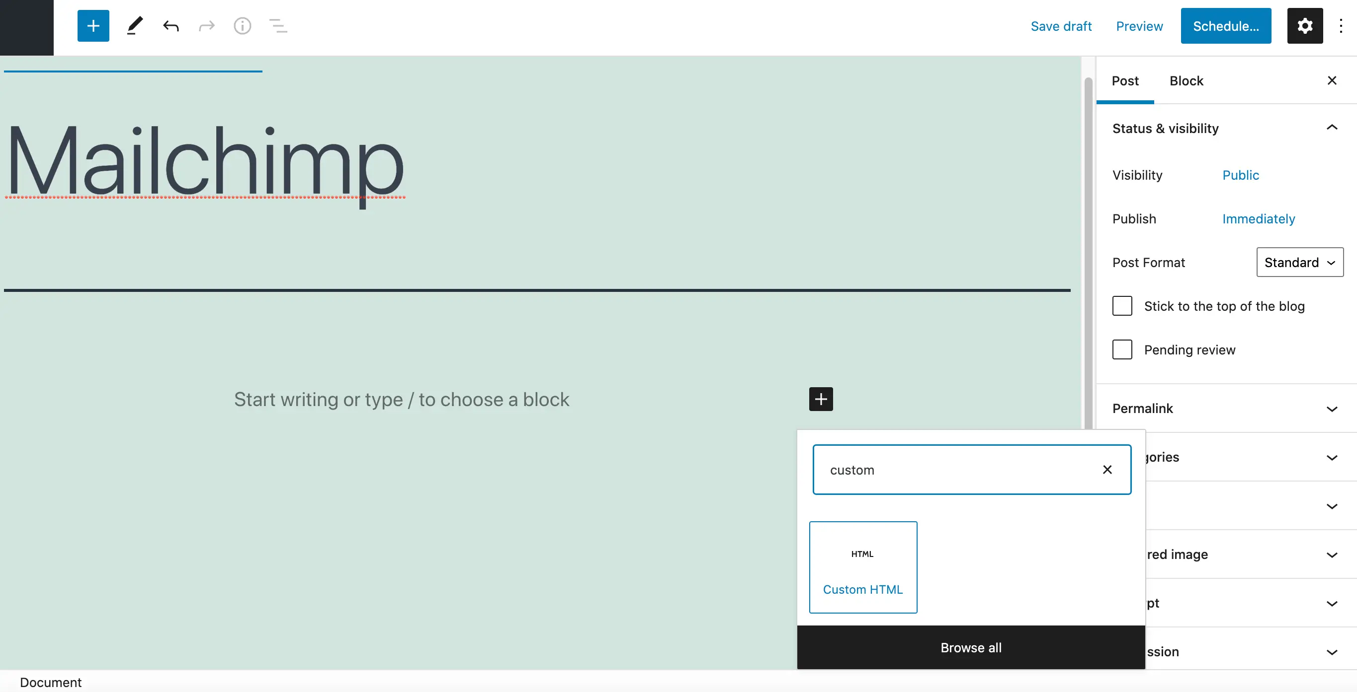MailChimp for WordPress