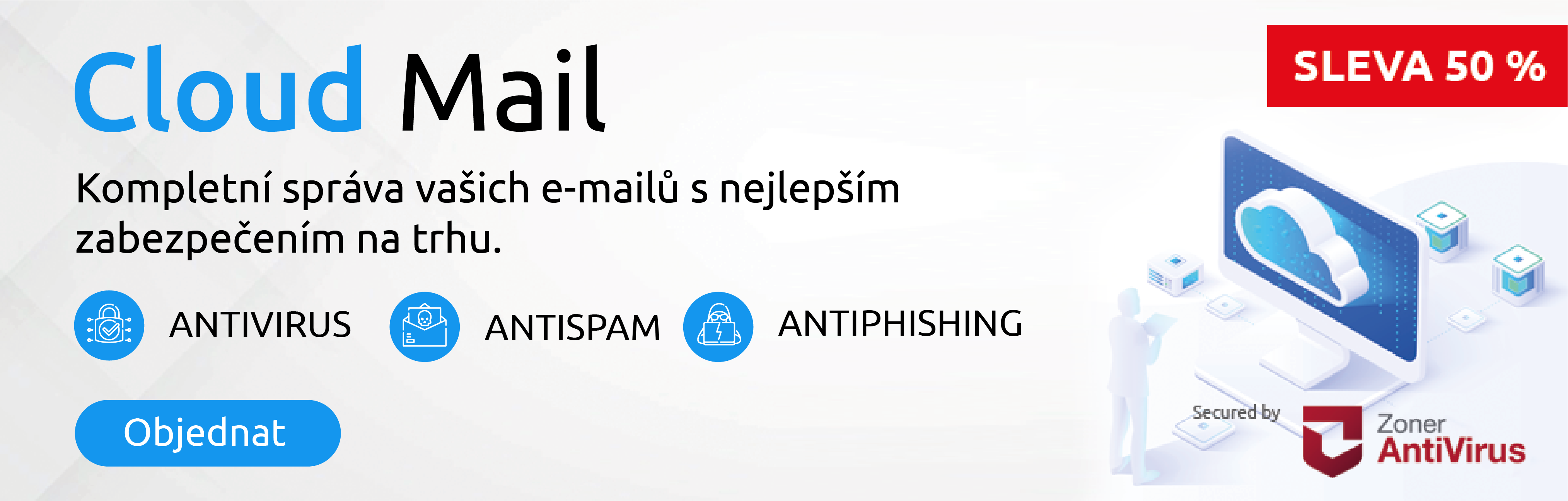 Vyzkoušejte e-mailovou službu Cloud Mail