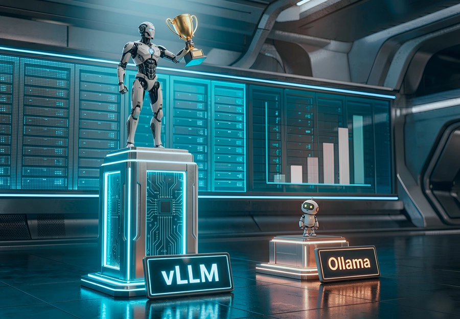  vLLM vs. Ollama: <br>Multi-user benchmark alebo ako využiť svoje GPU na maximum!